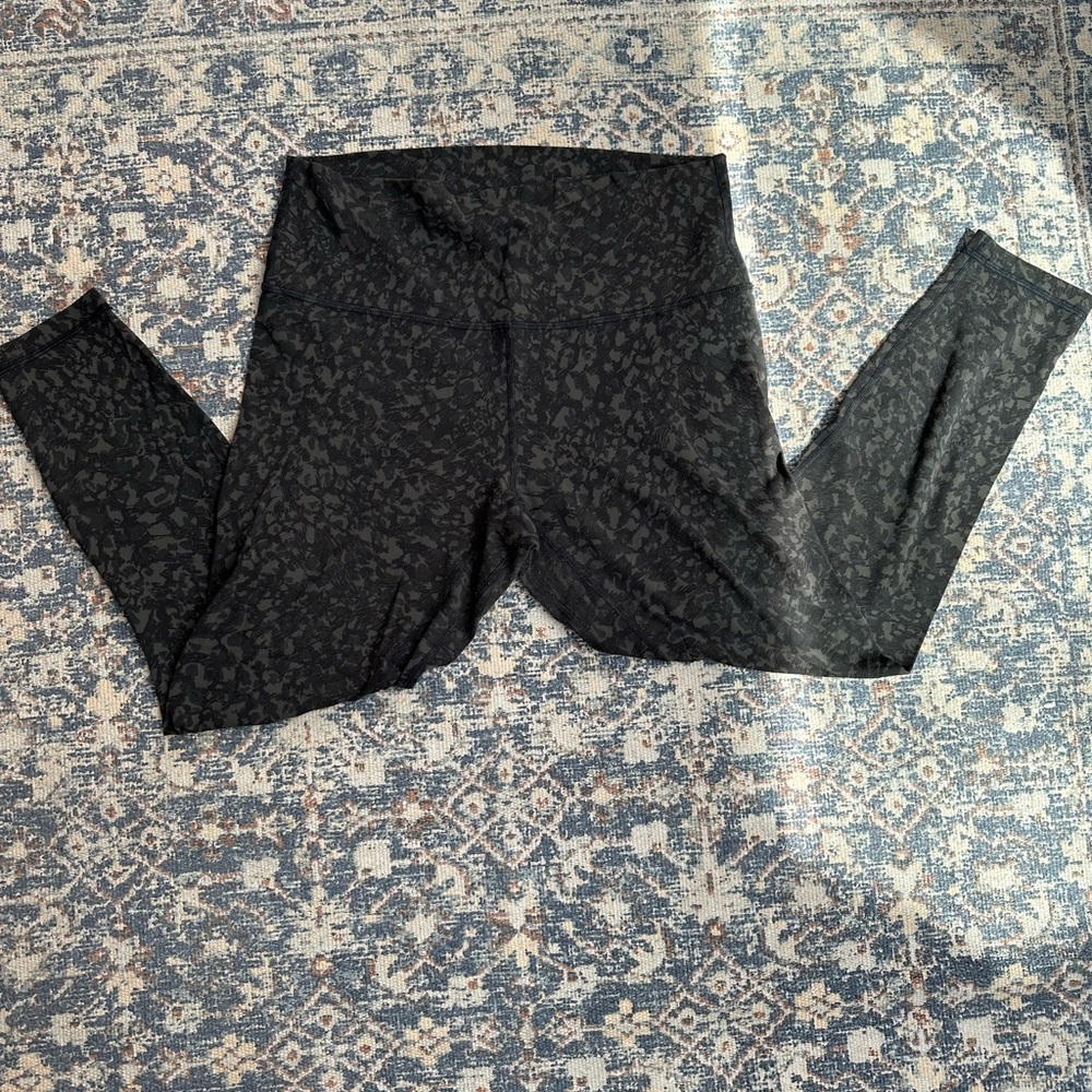Lululemon Olive Print Align Leggings 10